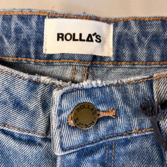 Rolla's Australia Original Cropped Straight Jeans Women High Rise Sz-AU- 8/US-26 - Picture 4 of 12